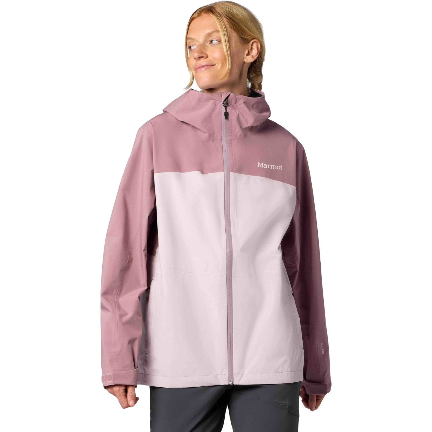 MARMOT Women’s PreCip Evo Flex Rain Jacket Light Mauve/Dust