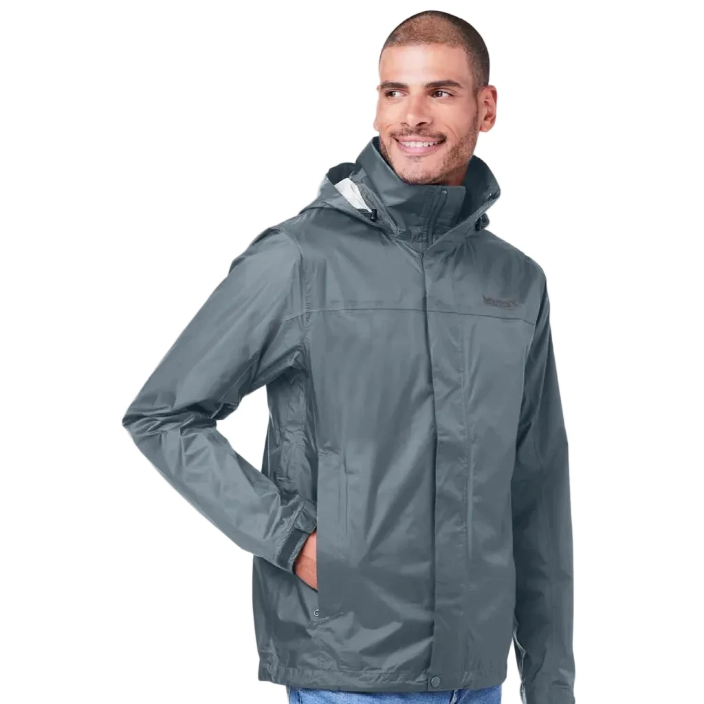 MARMOT Men’s PreCip Eco Rain Jacket Steel Onyx