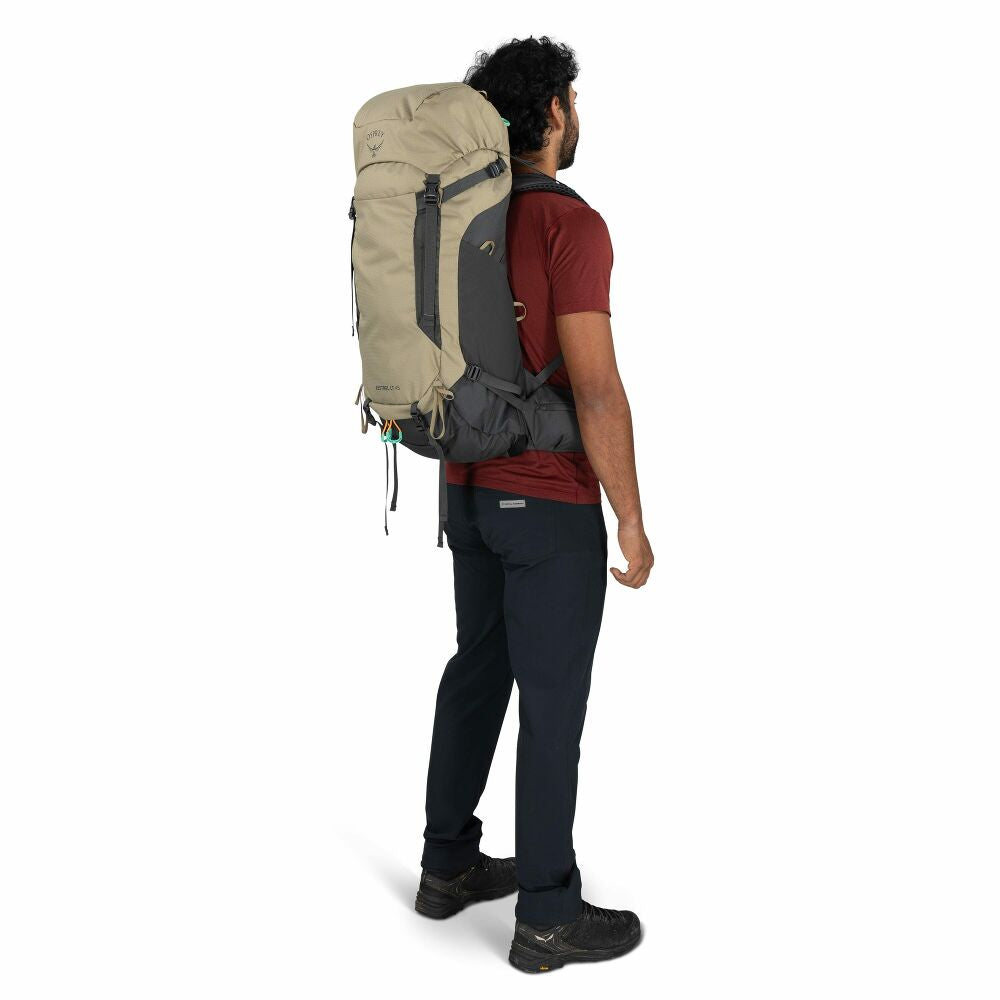 OSPREY Kestrel LT 45 Men's Backpacking Pack Olive Tan
