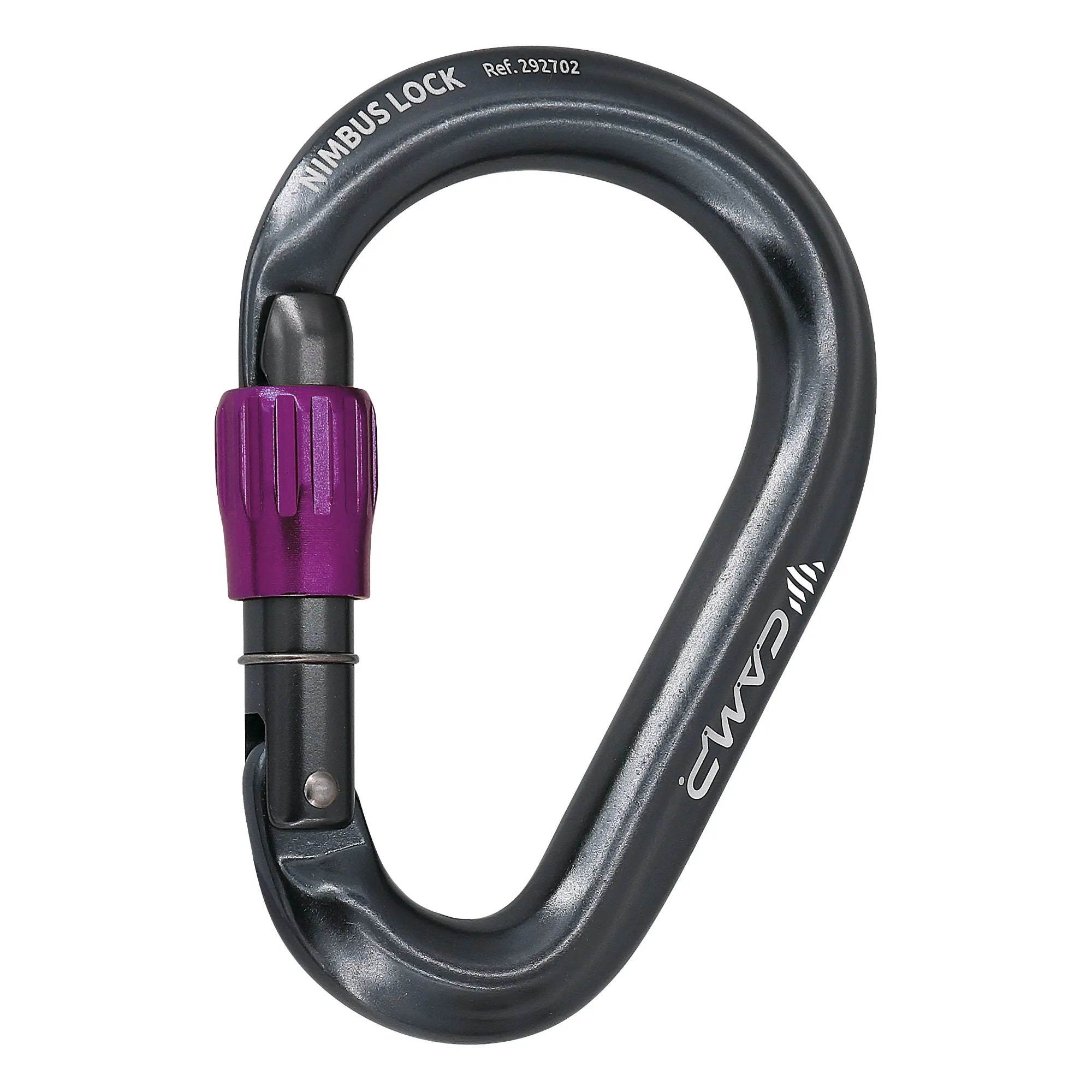 C.A.M.P. Nimbus Locking Carabiner Gun metal/Fuscia