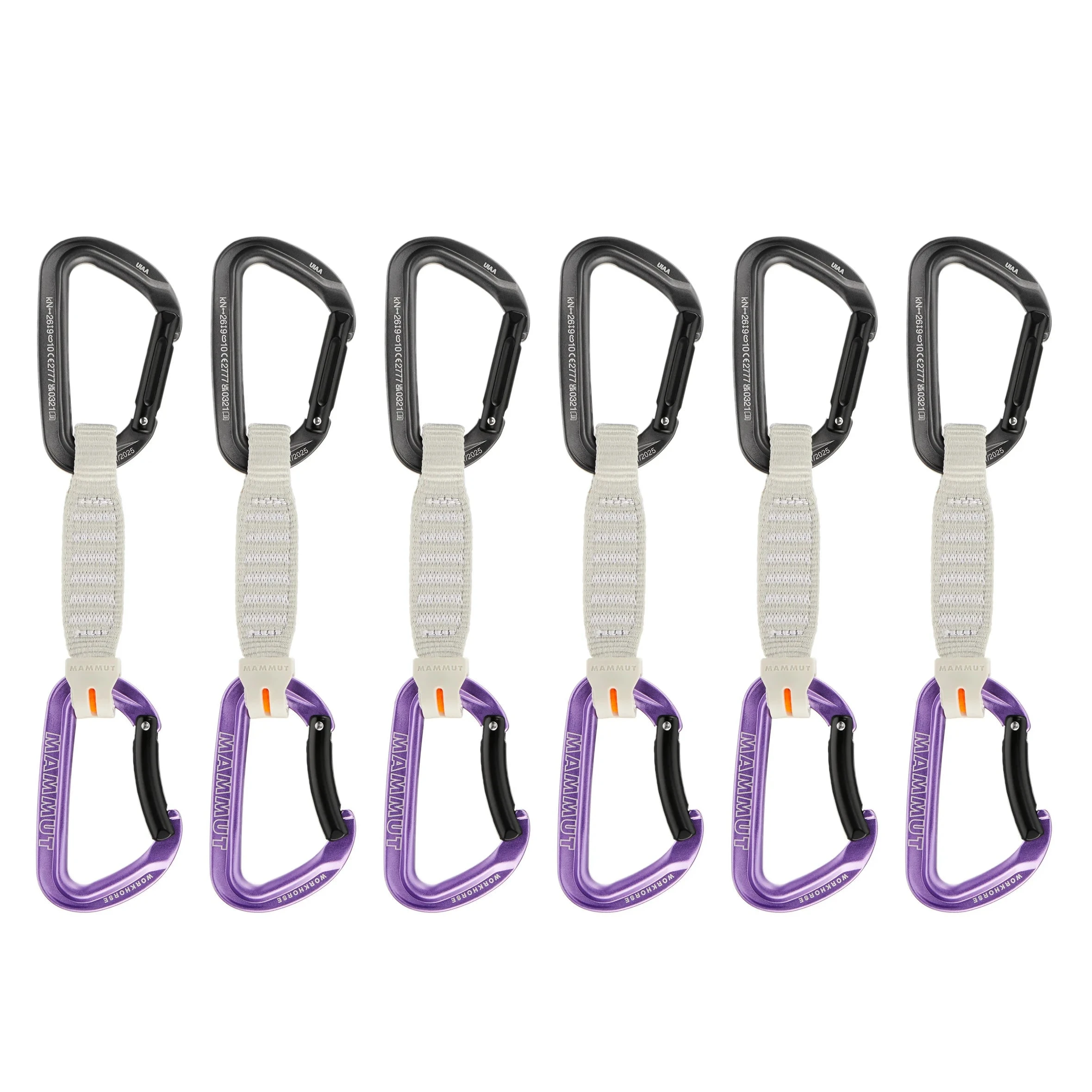 MAMMUT WORKHORSE Keylock 12cm Quickdraws Alpine Calamint