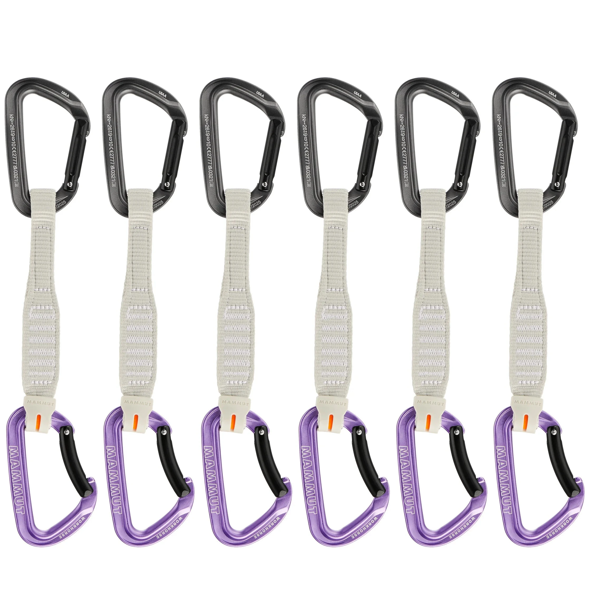 MAMMUT WORKHORSE Keylock 17cm Quickdraws Alpine Calamint