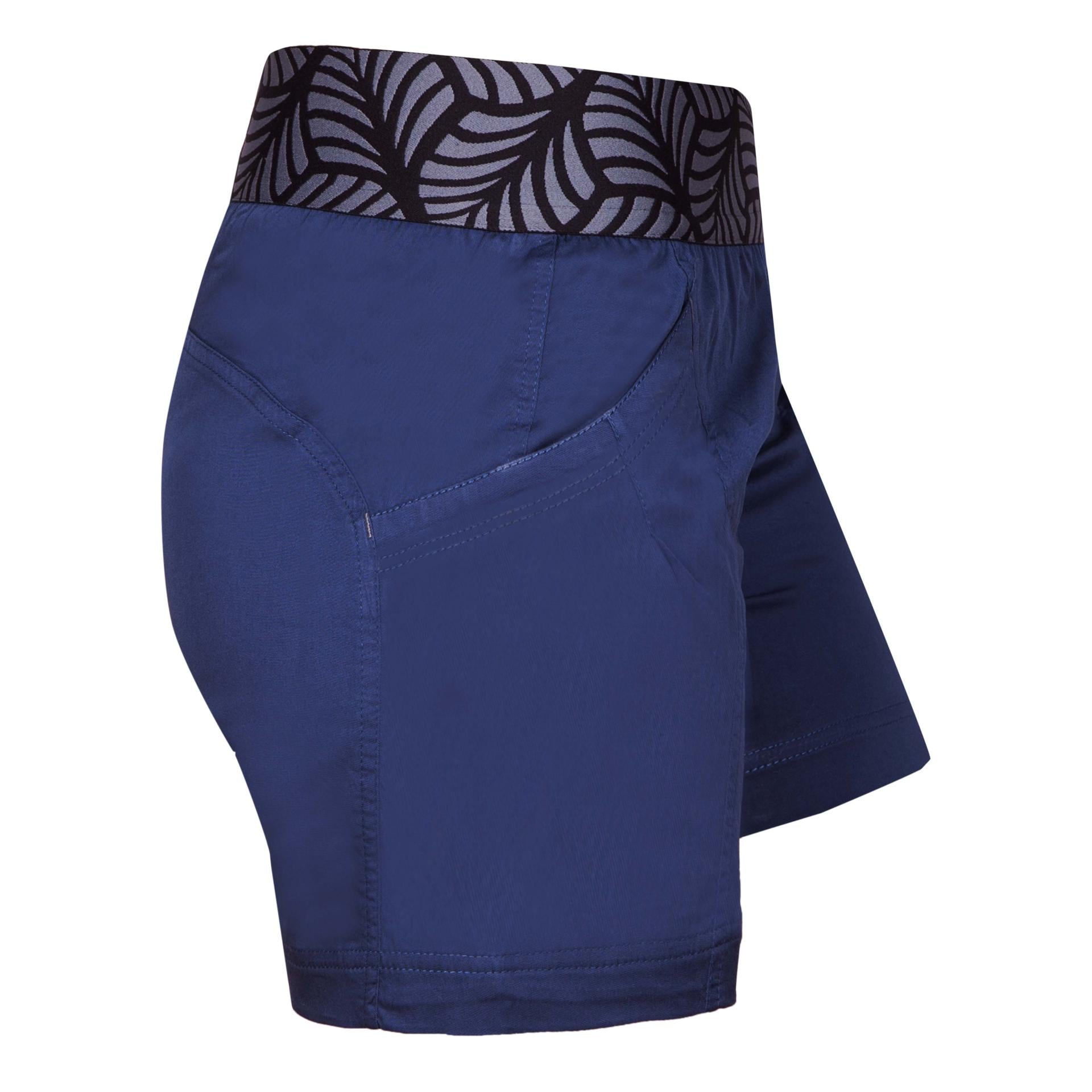 OCUN Women’s Pantera Organic Shorts Blue Sargasso Sea
