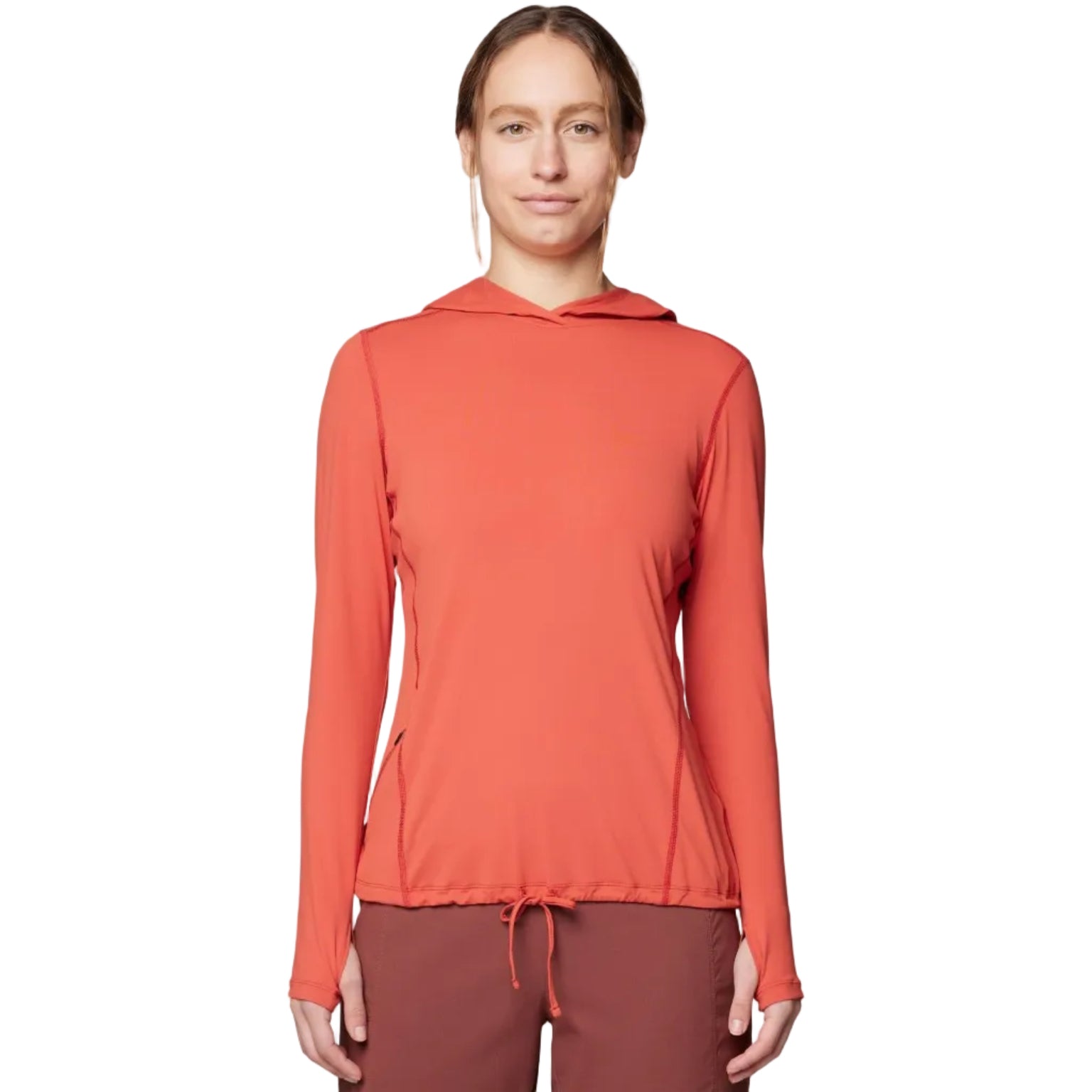 MOUNTAIN HARDWEAR Women's Crater Lake Long Sleeve Hoodie Mars Red
