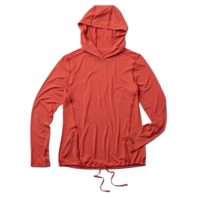 MOUNTAIN HARDWEAR Women's Crater Lake Long Sleeve Hoodie Mars Red