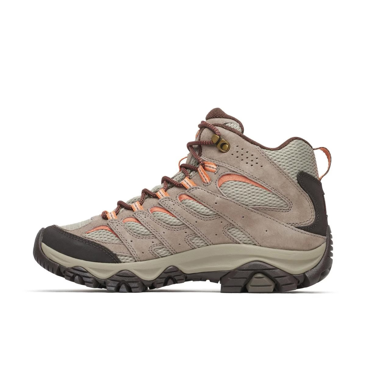 MERRELL Women’s Moab 3 Mid Waterproof Hiking Boots Bungee Cord