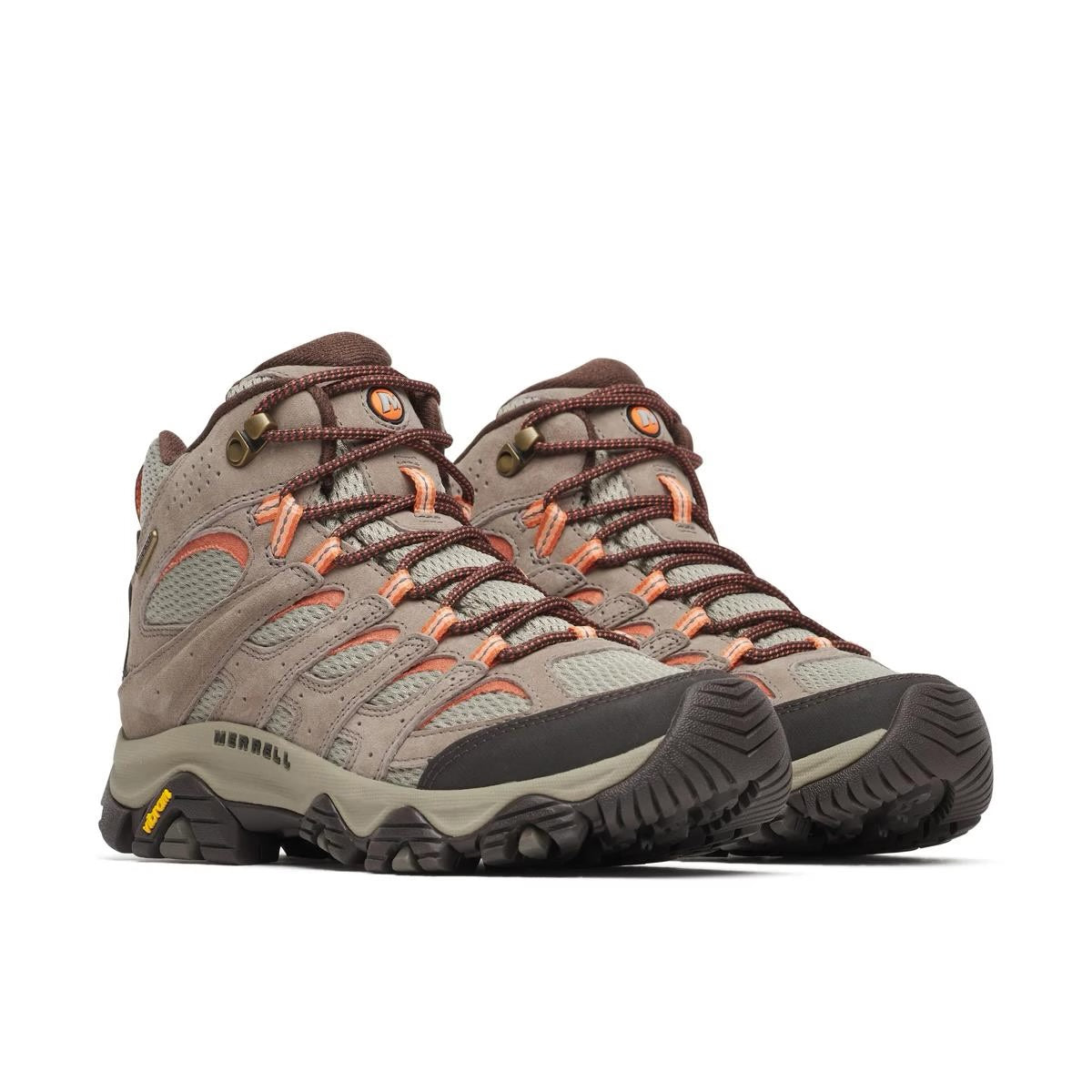 MERRELL Women’s Moab 3 Mid Waterproof Hiking Boots Bungee Cord