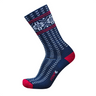 POINT6 Unisex Hans Holiday Special Crew Socks Medium Cushion Dark Navy