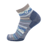 POINT6 Unisex Southwest 1/4 Crew Socks Light Cushion Cream