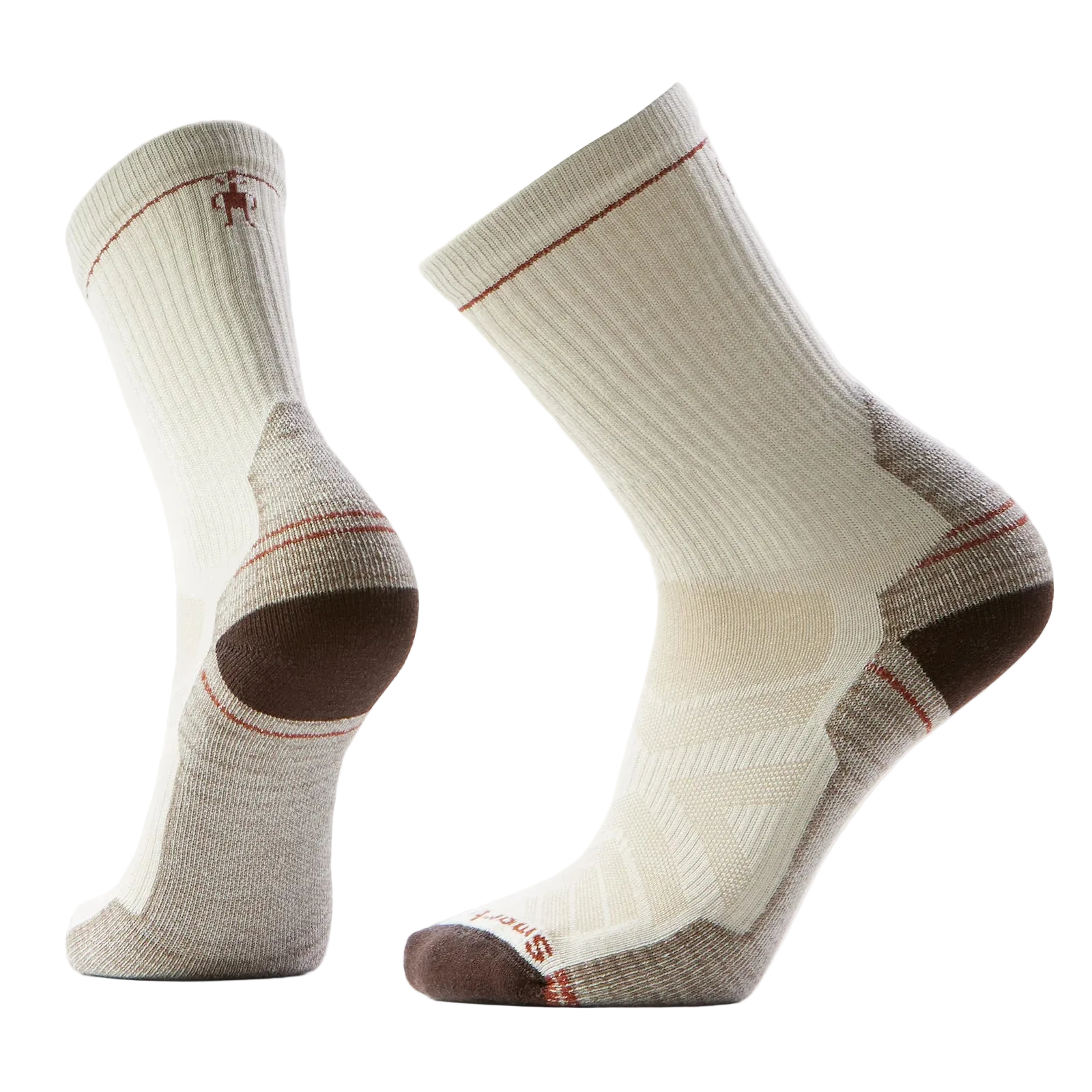 SMARTWOOL Unisex Hike Crew Socks Light Cushion Natural