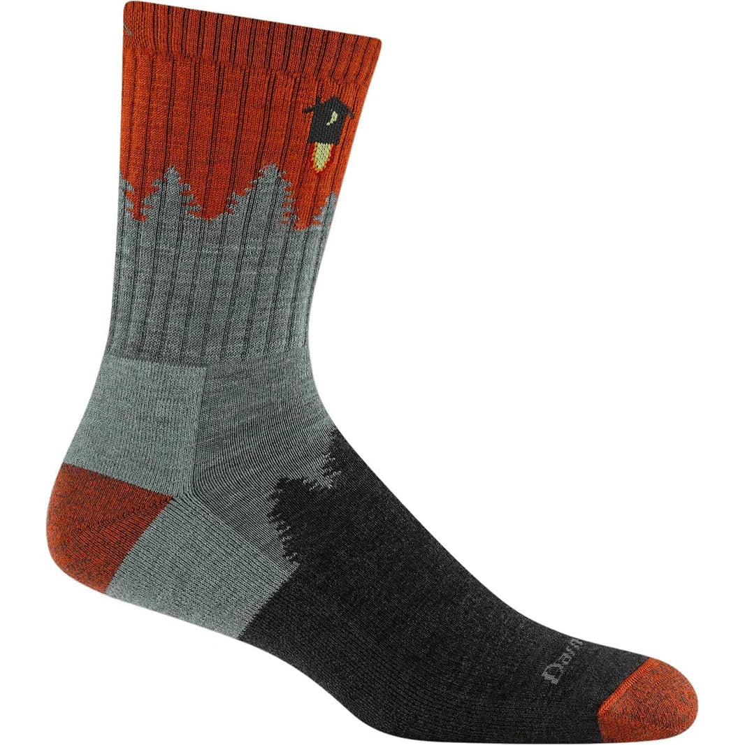 DARN TOUGH Men’s Number 2 Micro Crew Midweight Hiking Socks 1974 Seafoam