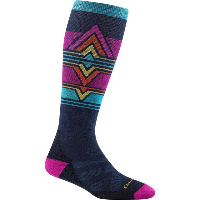 DARN TOUGH Women’s Echo Over-the-Calf Midweight Ski & Snowboard Socks 8048 Eclipse