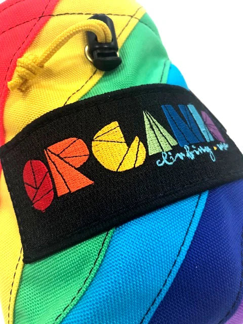 ORGANIC CLIMBING Large Chalk Bag Rainbow Edition
