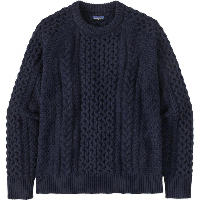 PATAGONIA Men's Sweater Recycled Wool-Blend Cable-Knit