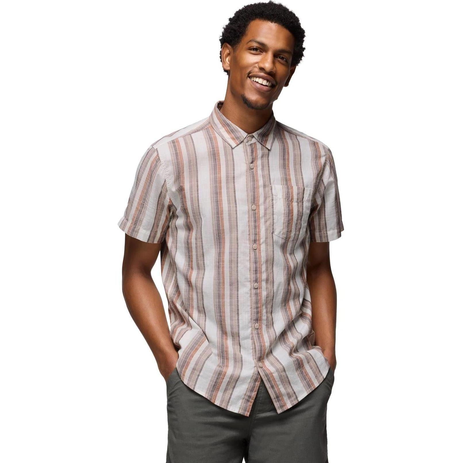 PRANA Men's Groveland Short Sleeve Shirt