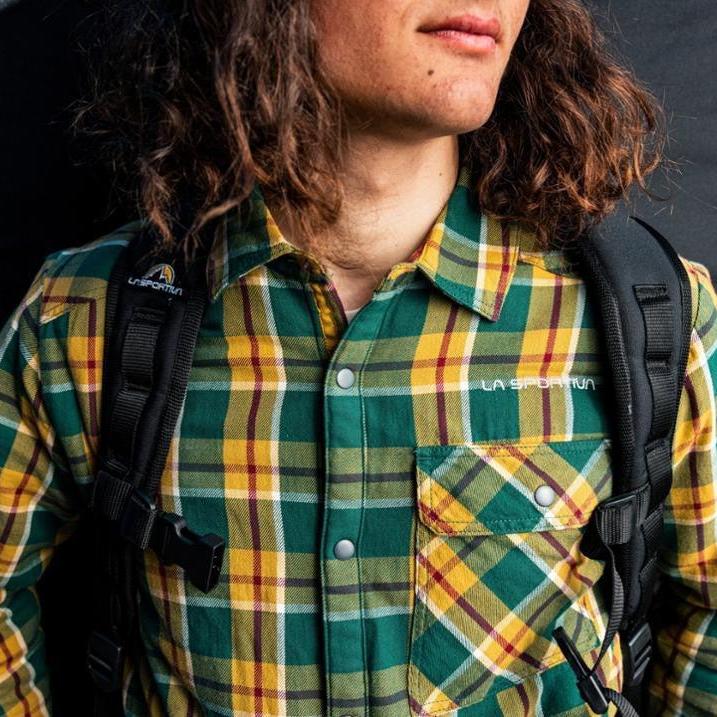 LA SPORTIVA Men's Rambler Lined Long Sleeve Flannel Shirt