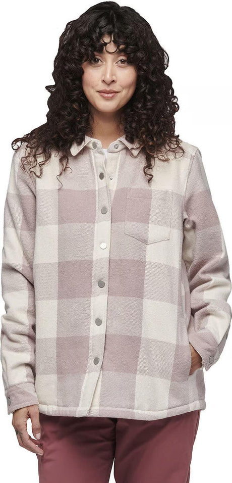 BLACK DIAMOND Women's PROJECT Lined L/S Flannel Shirt