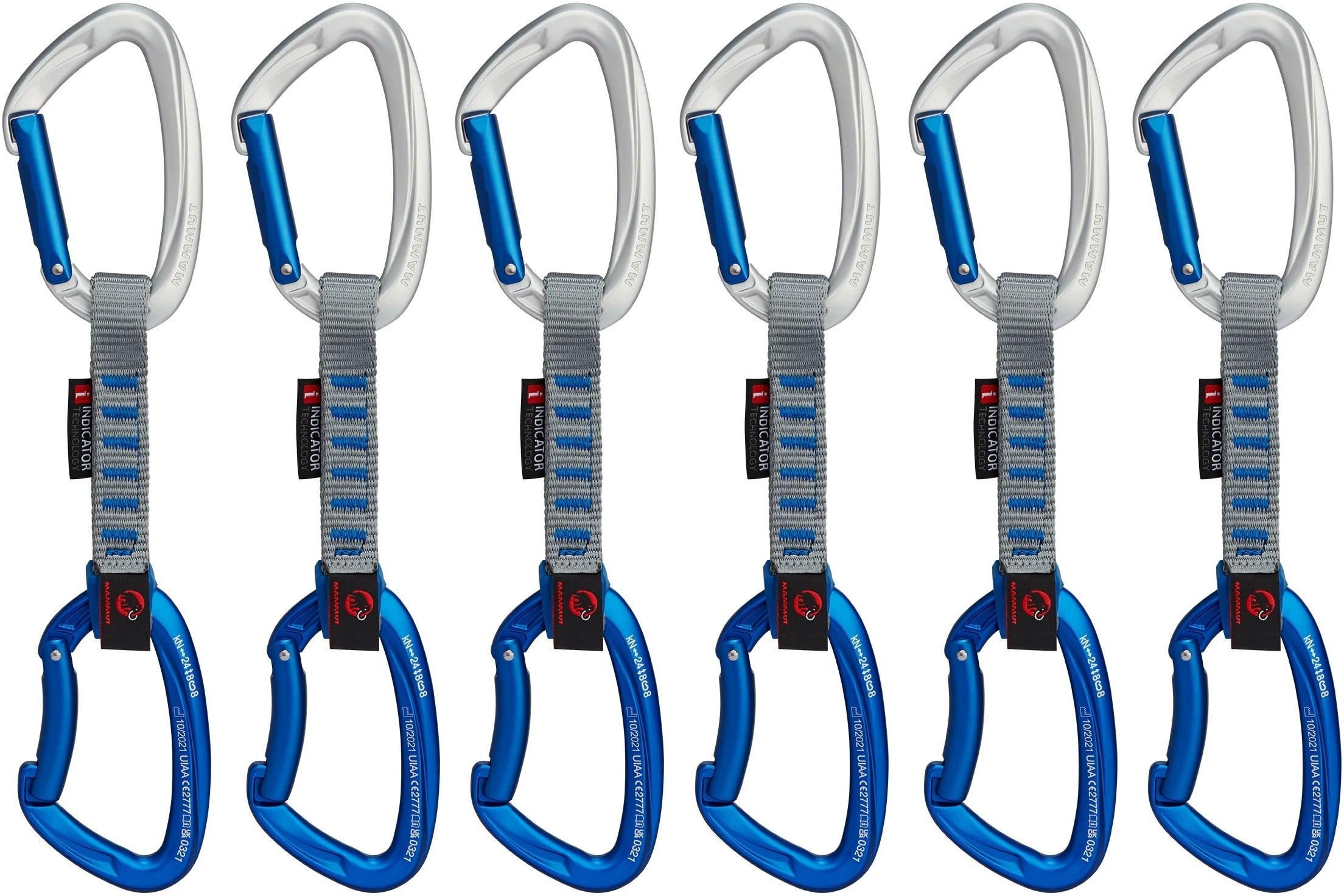 MAMMUT CRAG INDICATOR Keylock 10 cm 6/Pk Quickdraws