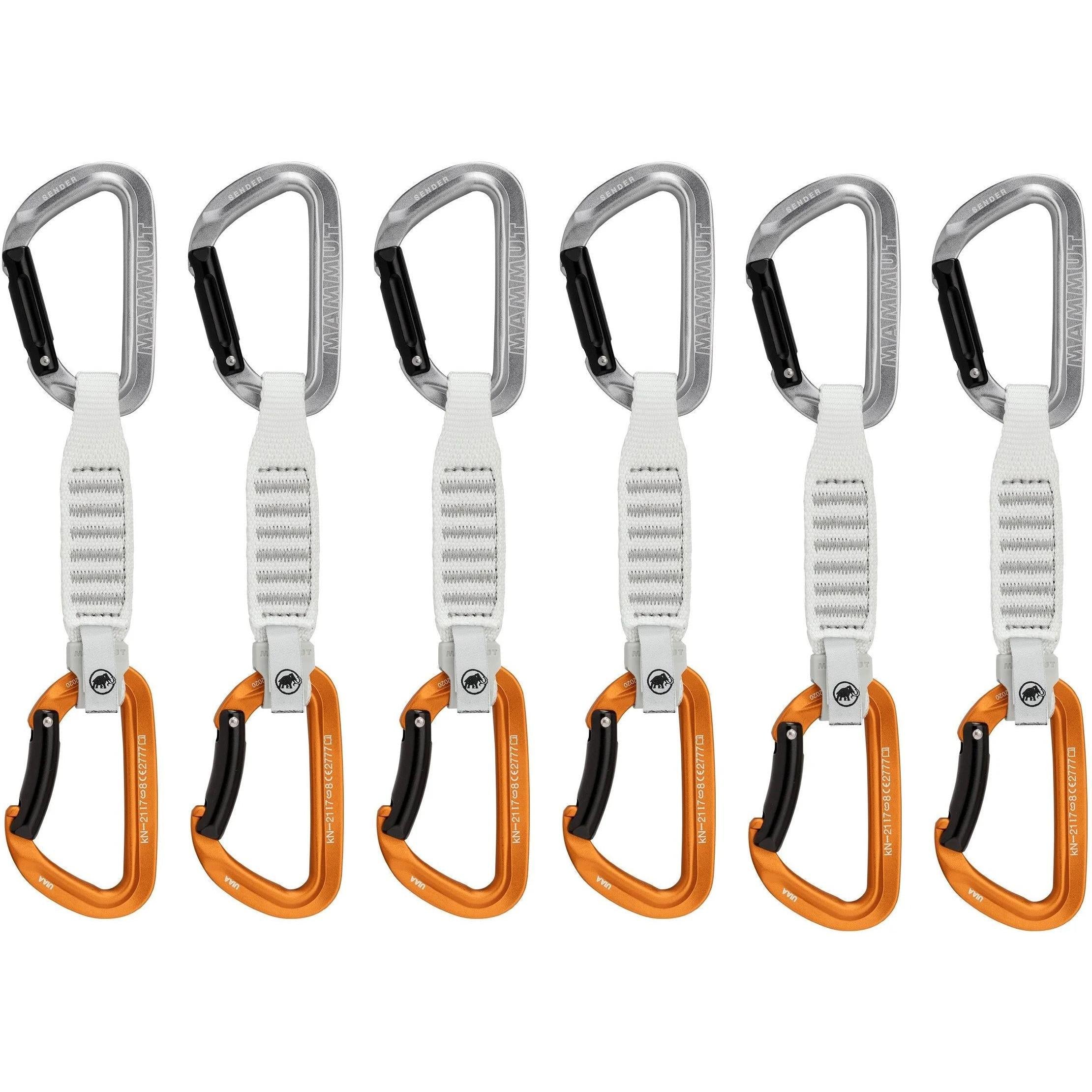 MAMMUT SENDER 12cm Keylock 6/pk Quickdraws