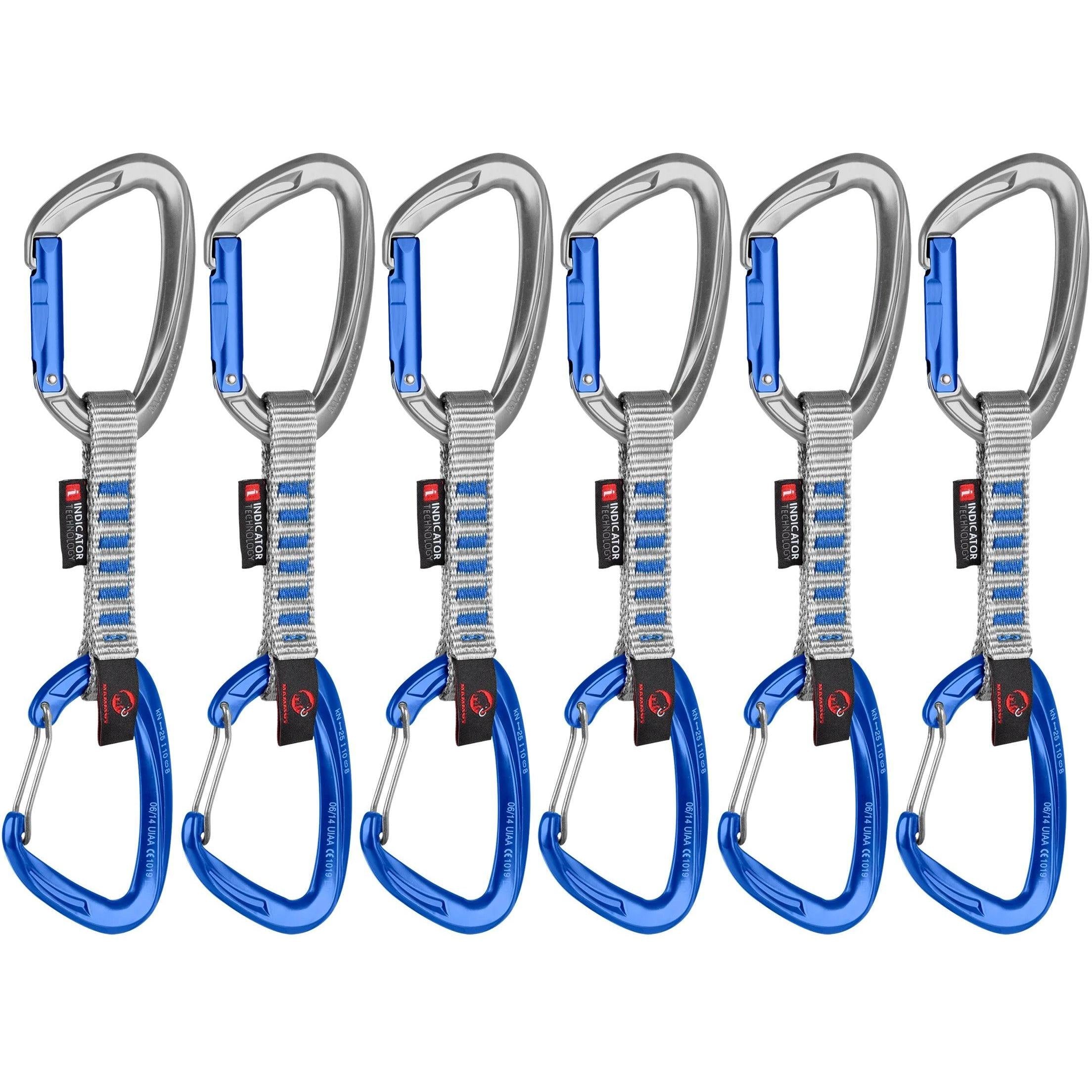 MAMMUT CRAG INDICATOR WIRE Keylock 10cn 6/pk Quickdraws