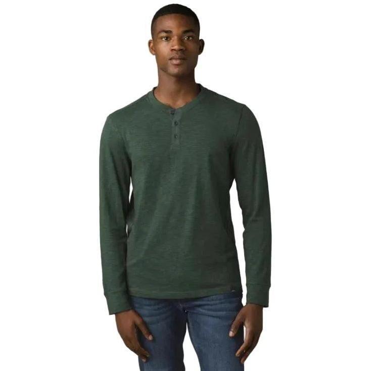 PRANA Men's RONNIE HENLEY Long Sleeve Shirt