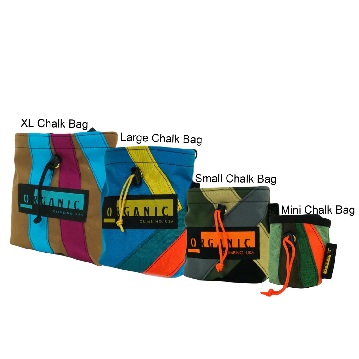 ORGANIC CLIMBING Mini Baby Chalk Bag for Kids and Toddlers