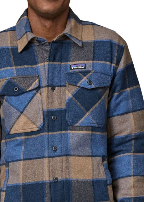 PATAGONIA Men's Long Sleeve Lightweight Insulated Fjord Flannel Shirt