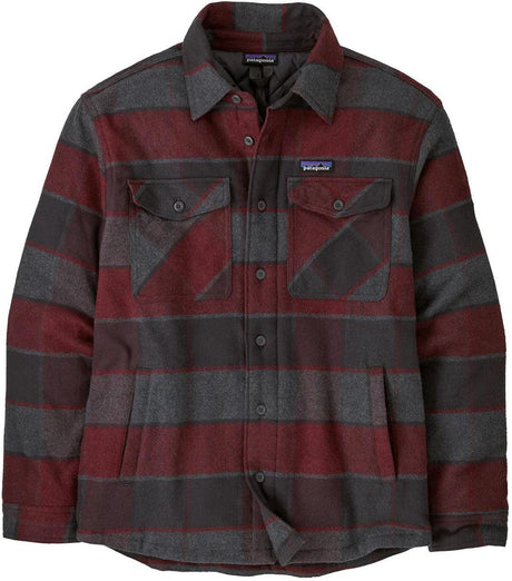 PATAGONIA Men's Long Sleeve Lightweight Insulated Fjord Flannel Shirt