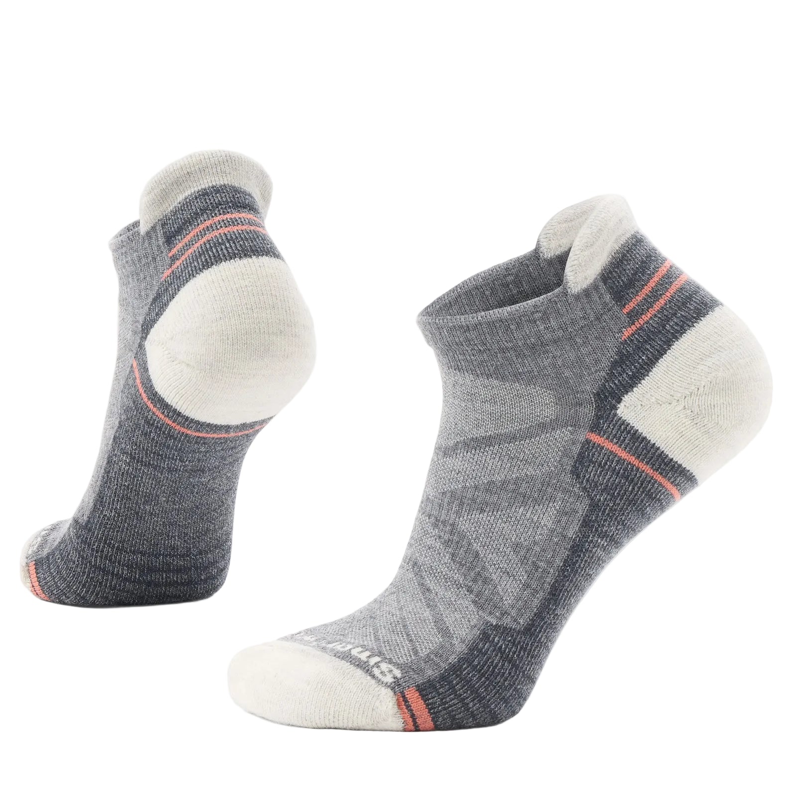 SMARTWOOL Women's Hike Low Ankle Socks Light Cushion Medium Gray