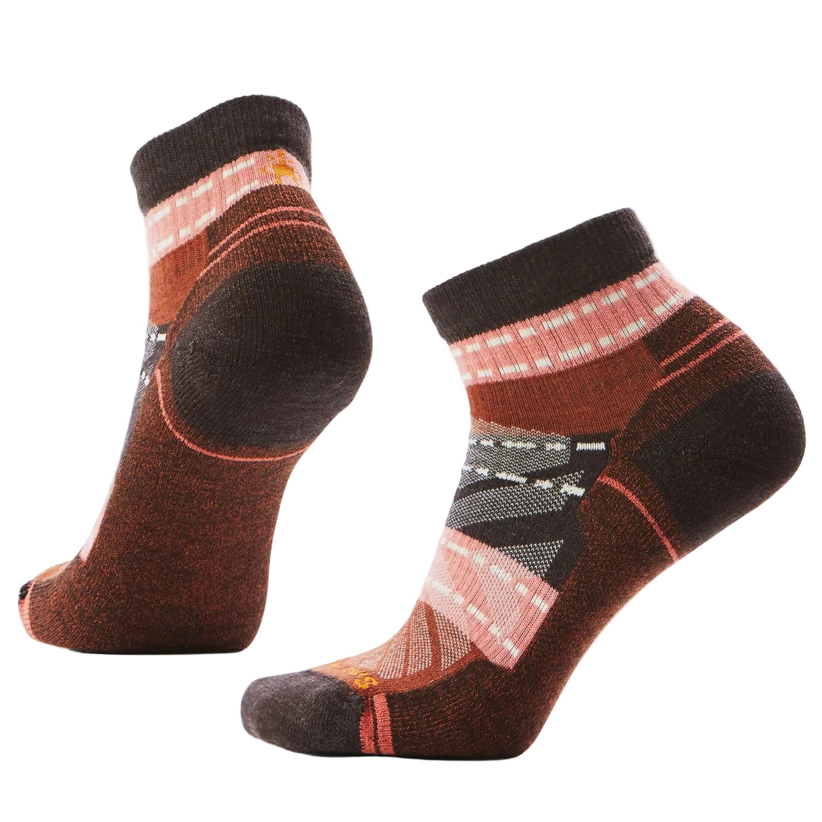SMARTWOOL Women's Hike Margarita Ankle Socks Light Cushion Chestnut