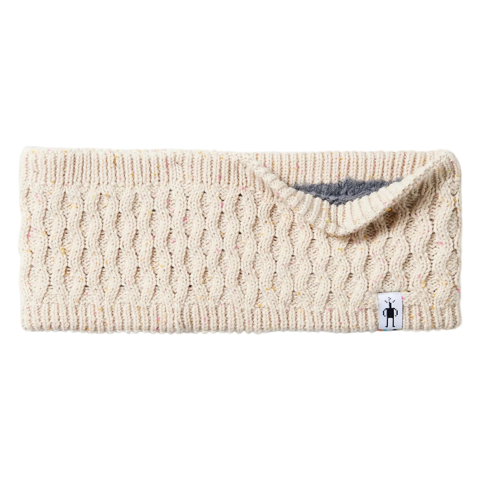SMARTWOOL Fleece Lined Headband Almond Donegal