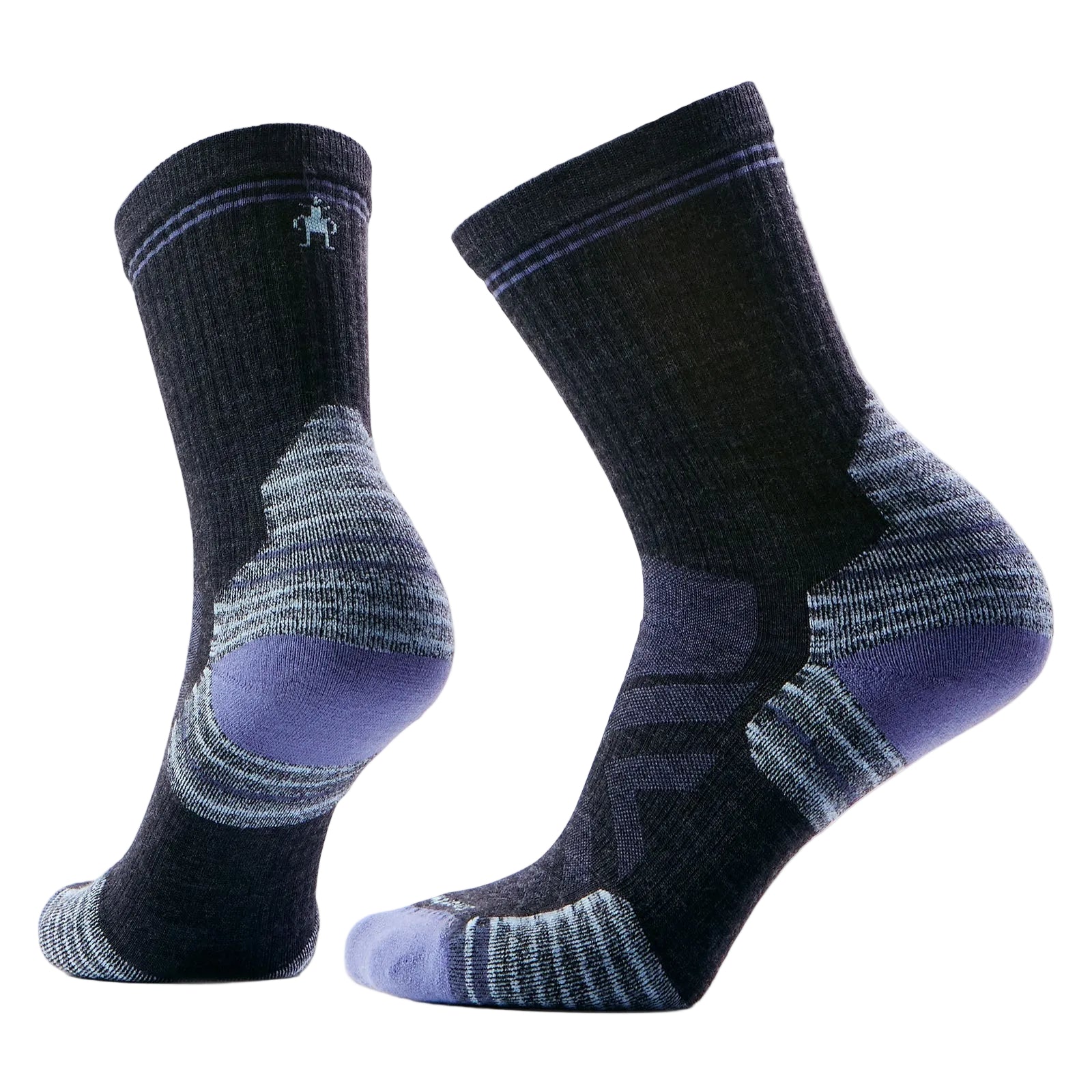 SMARTWOOL Women's Hike Mid-Crew Targeted Cushion Socks Charcoal