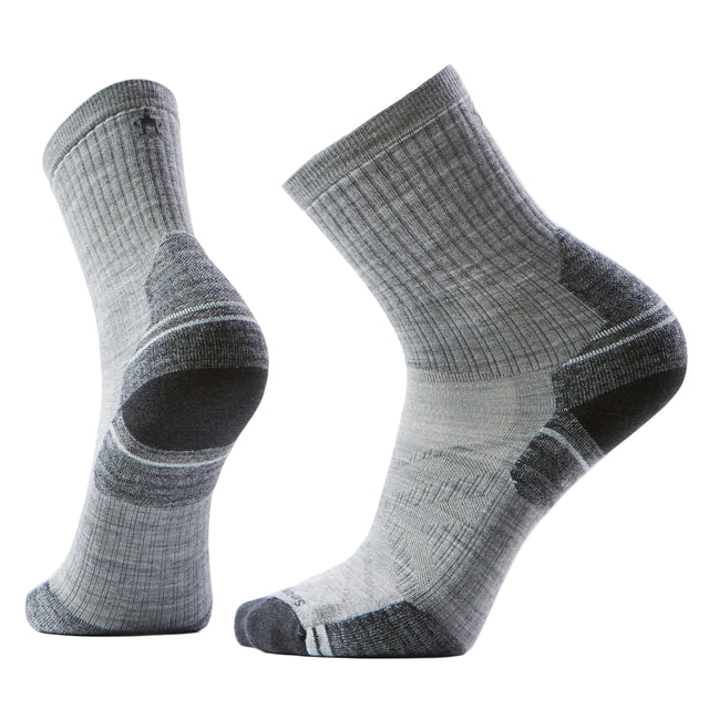 SMARTWOOL Men's Hike Mid-Crew Targeted Cushion Socks Light Gray