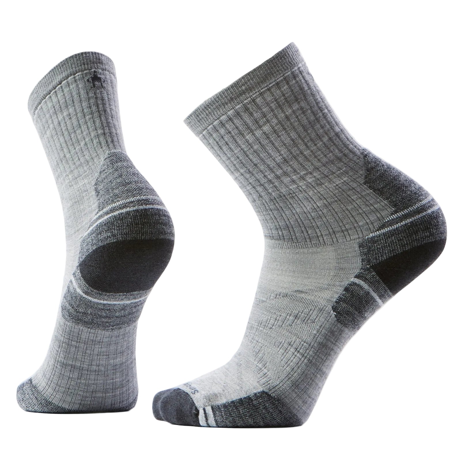 SMARTWOOL Men's Hike Mid-Crew Targeted Cushion Socks Light Gray