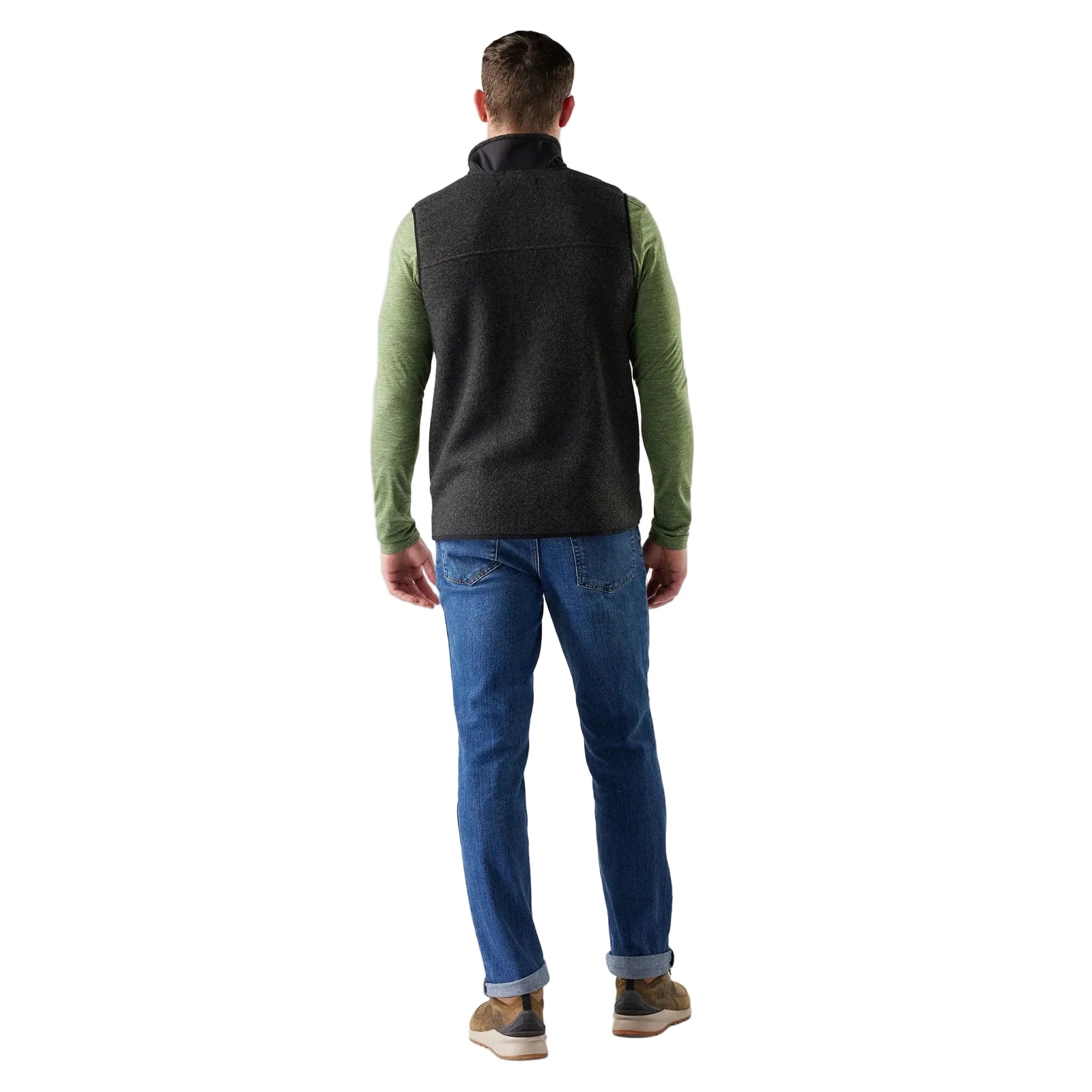 SMARTWOOL Men's Second Cut Fleece Vest Charcoal