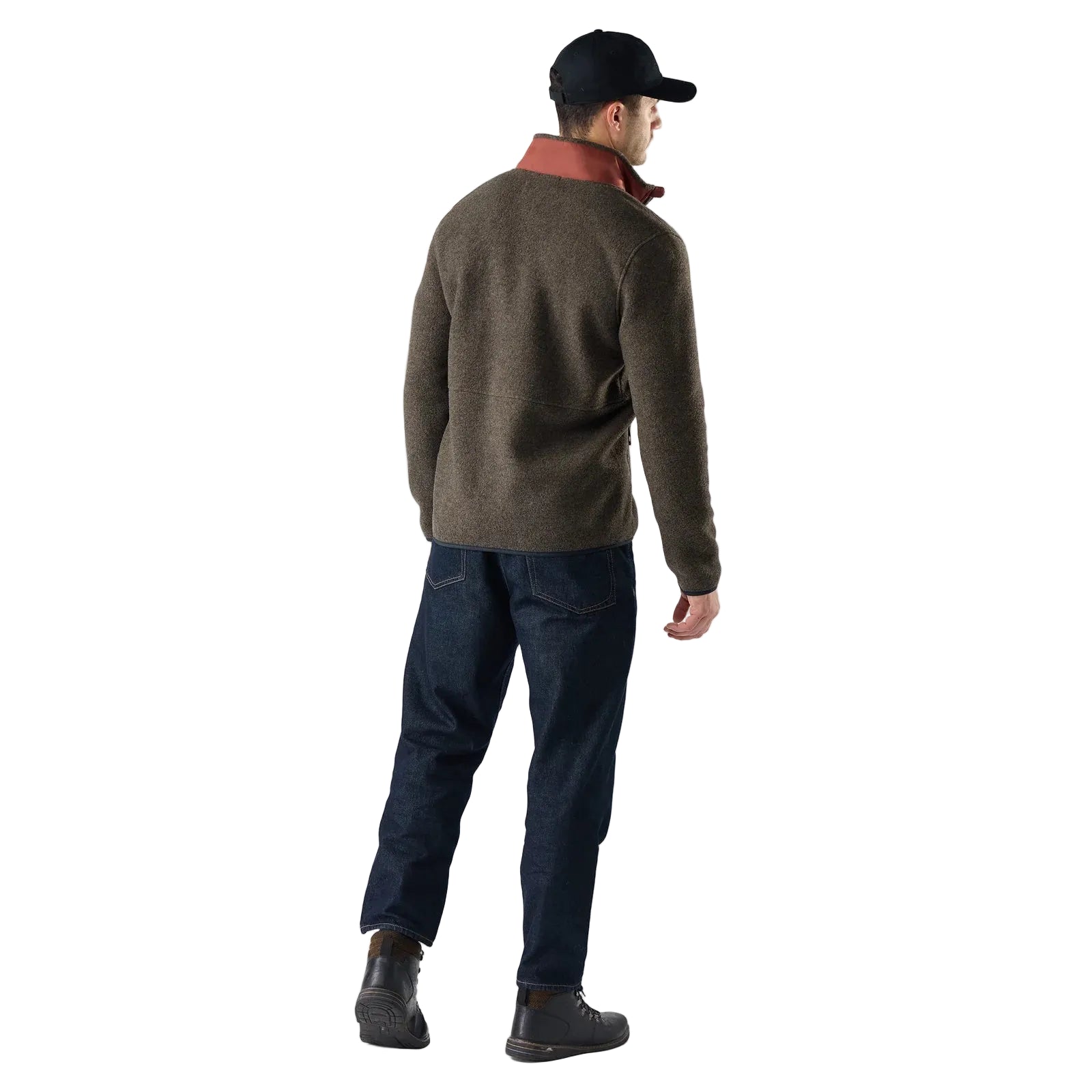 SMARTWOOL Men's Second Cut Fleece Jacket Burnt Sienna