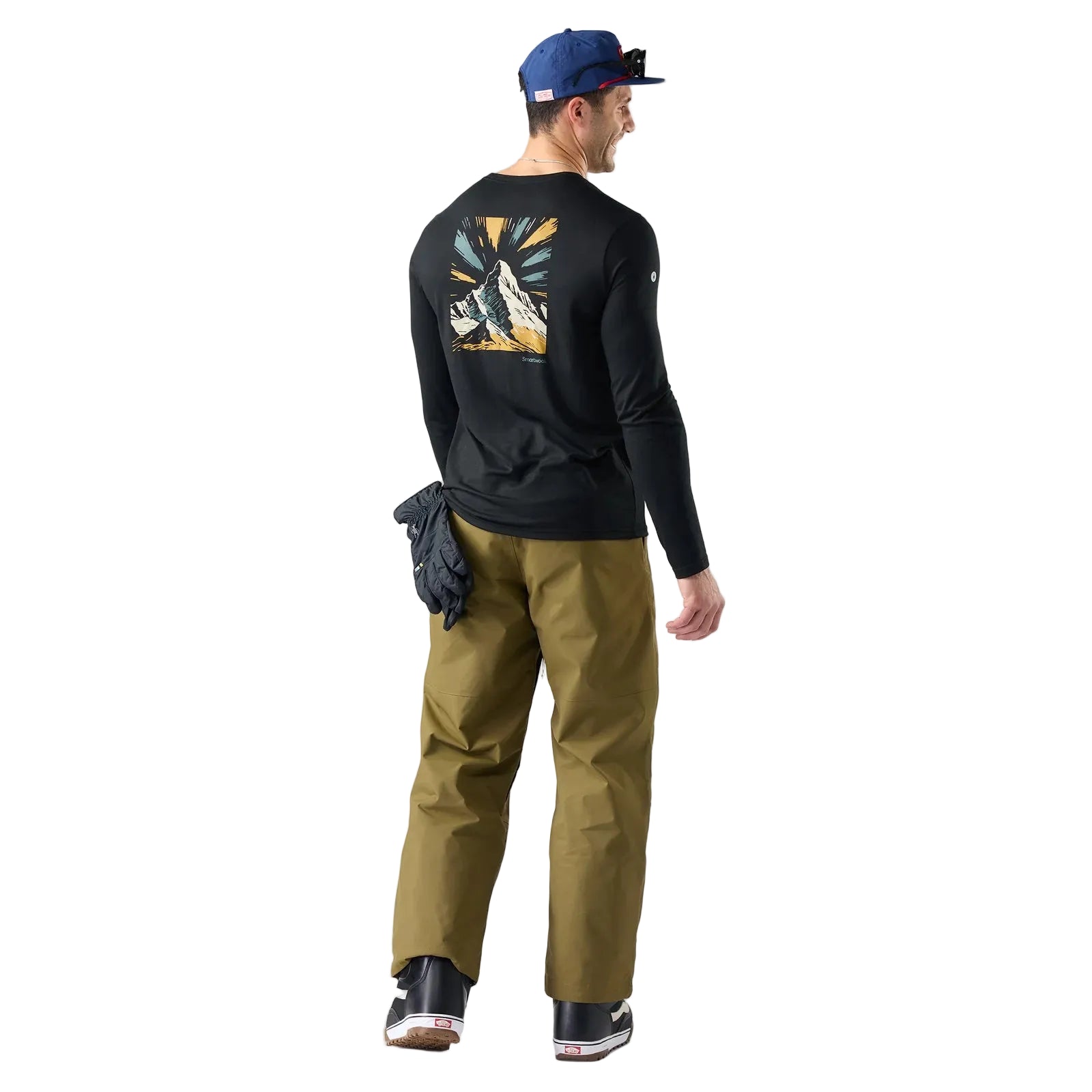 SMARTWOOL Men's Summit Quest Active Long Sleeve Graphic Tee