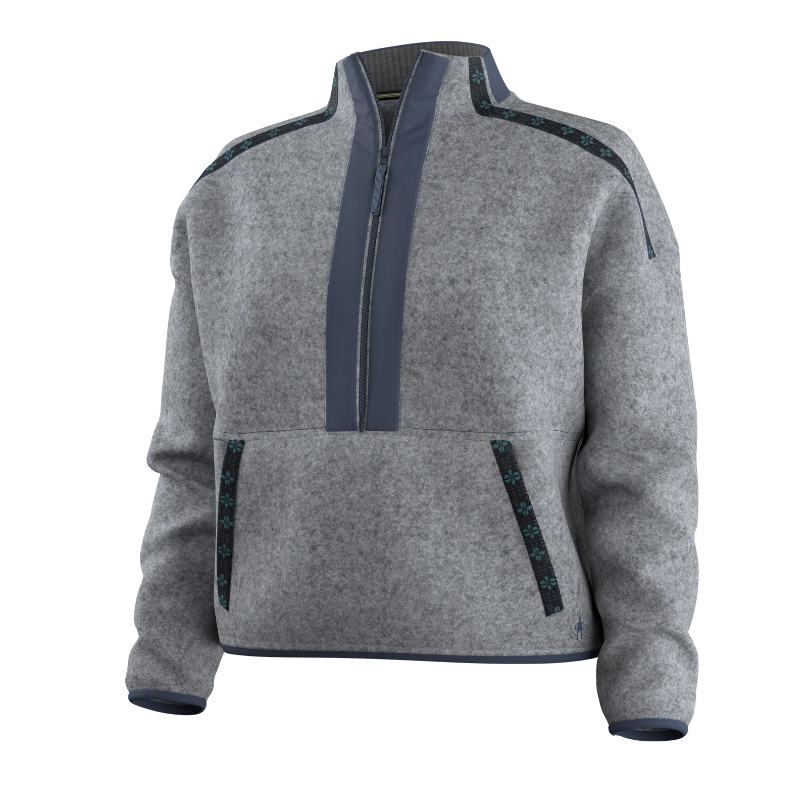 SMARTWOOL Women's Second Cut Fleece Half Zip Navy