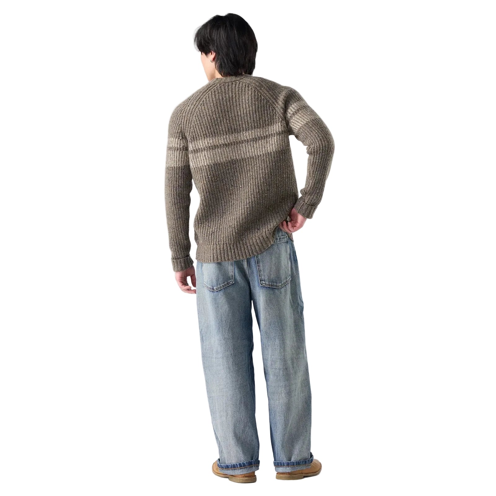 SMARTWOOL Men's Fisherman Crew Sweater Mocha