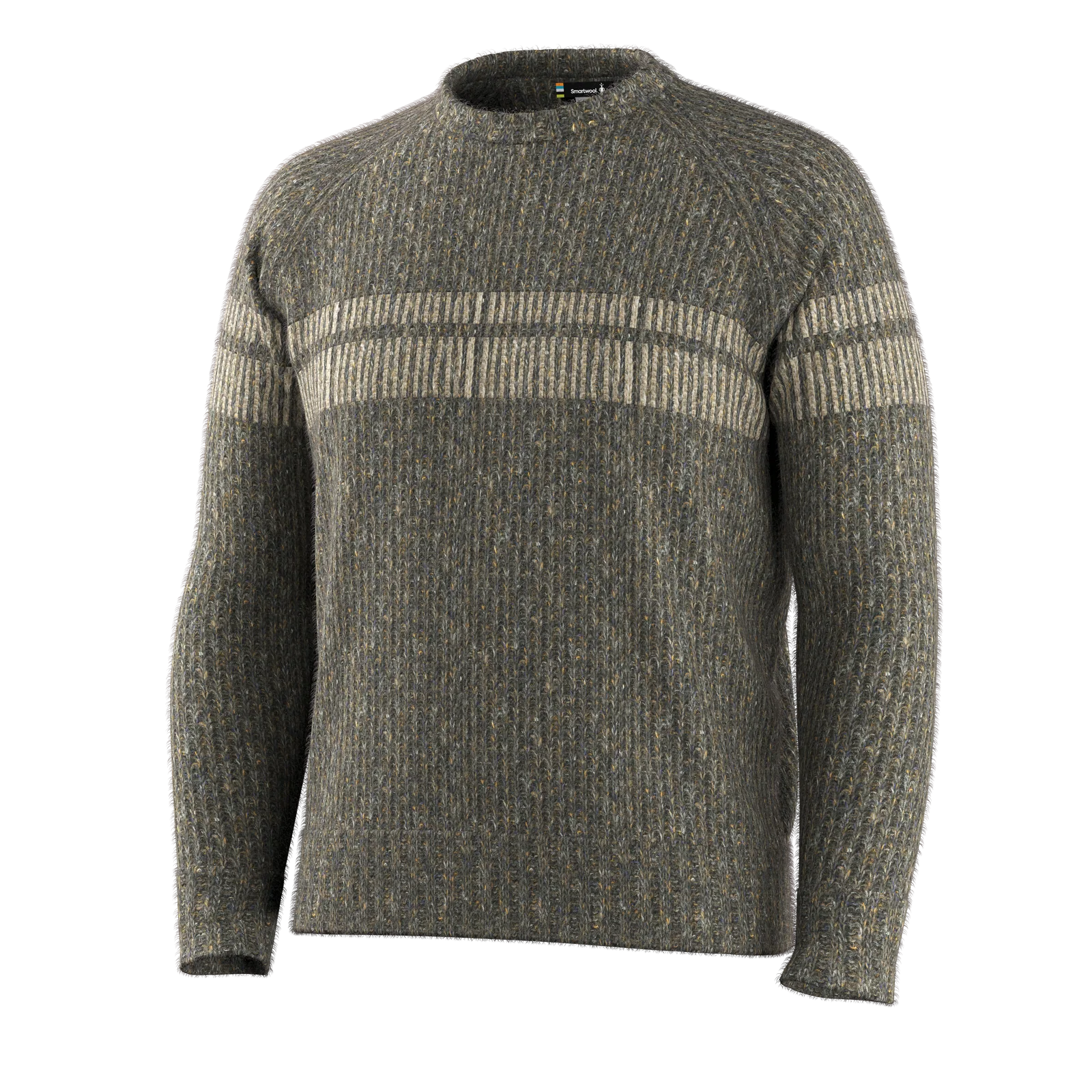 SMARTWOOL Men's Fisherman Crew Sweater Mocha