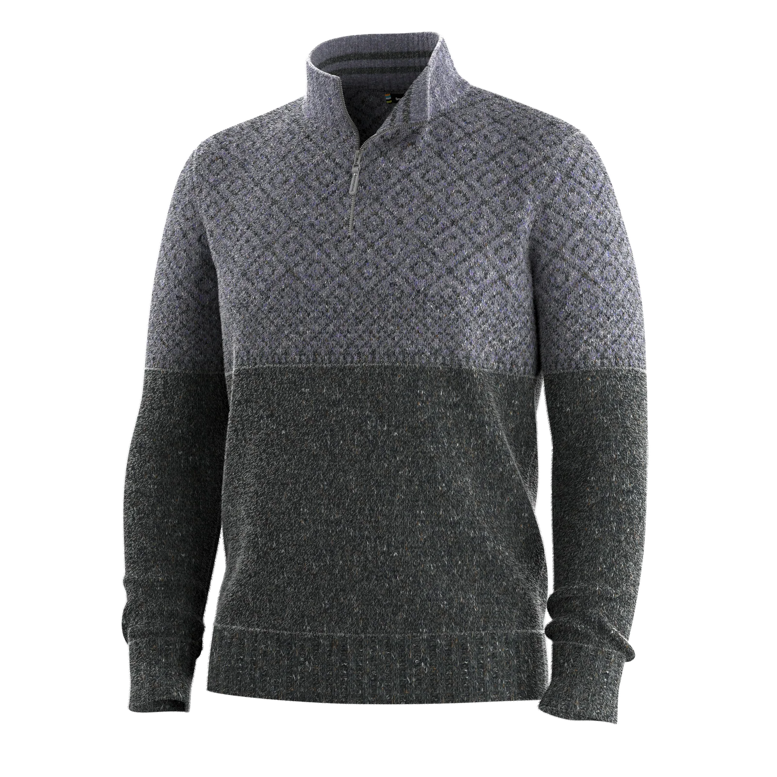 SMARTWOOL Men's Summit 1/4 Zip Sweater Charcoal Heather