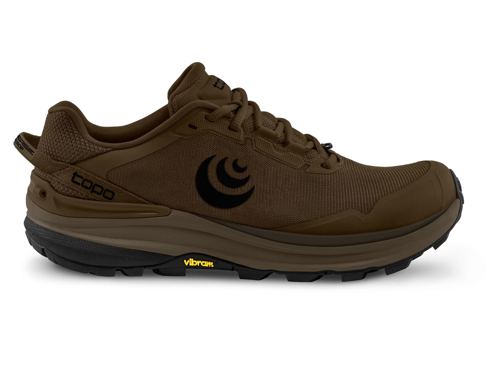 TOPO ATHLETIC Men's Traverse Trail Running Shoe Brown Black