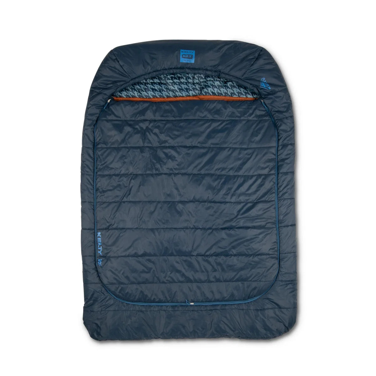 KELTY Tru.Comfort Doublewide 20 Degree Sleeping Bag Pageant Blue/Hiker
