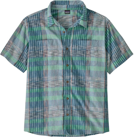 PATAGONIA Men's Short Sleeve Back Step Button-Down Shirt