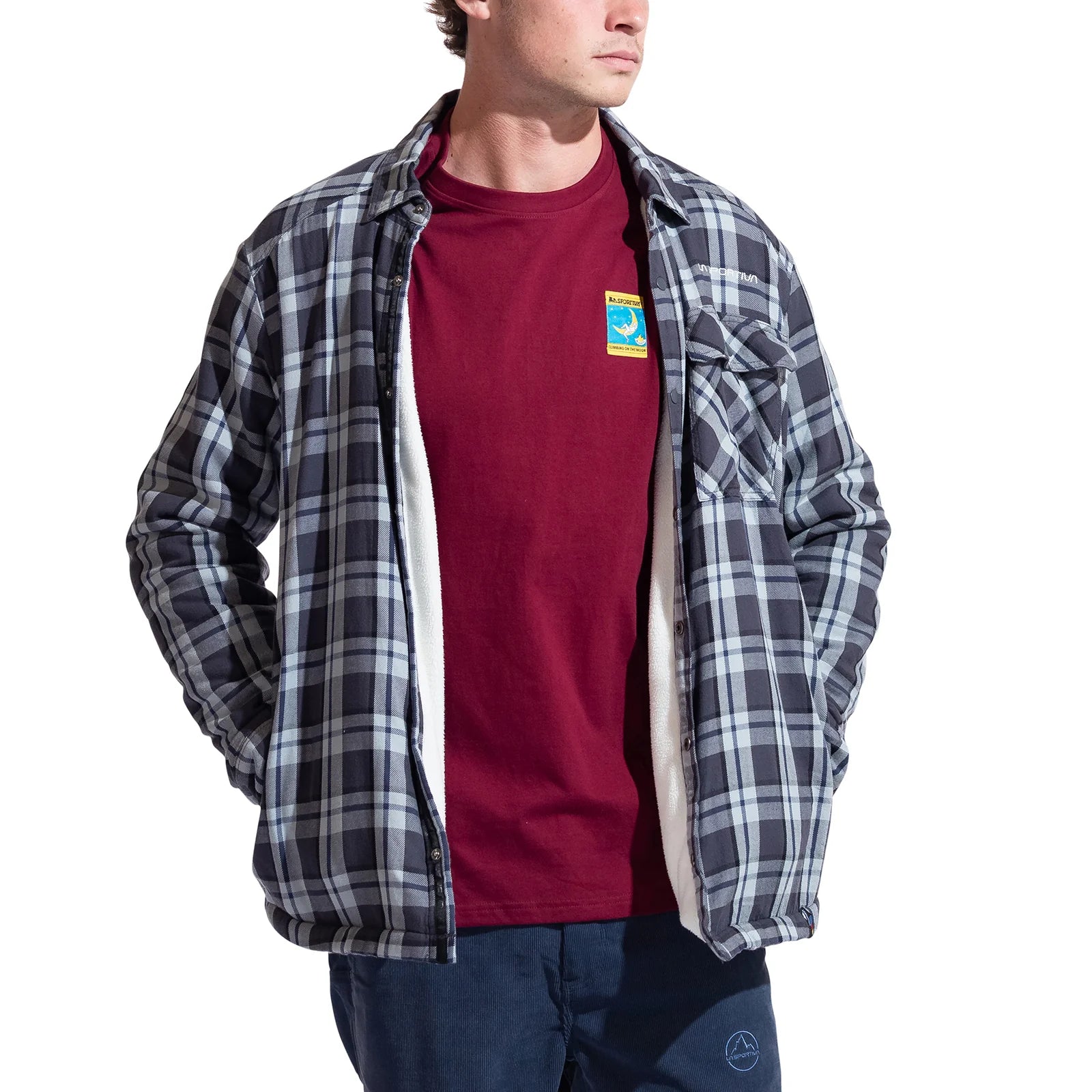 LA SPORTIVA Men's Rambler Lined Long Sleeve Flannel Shirt