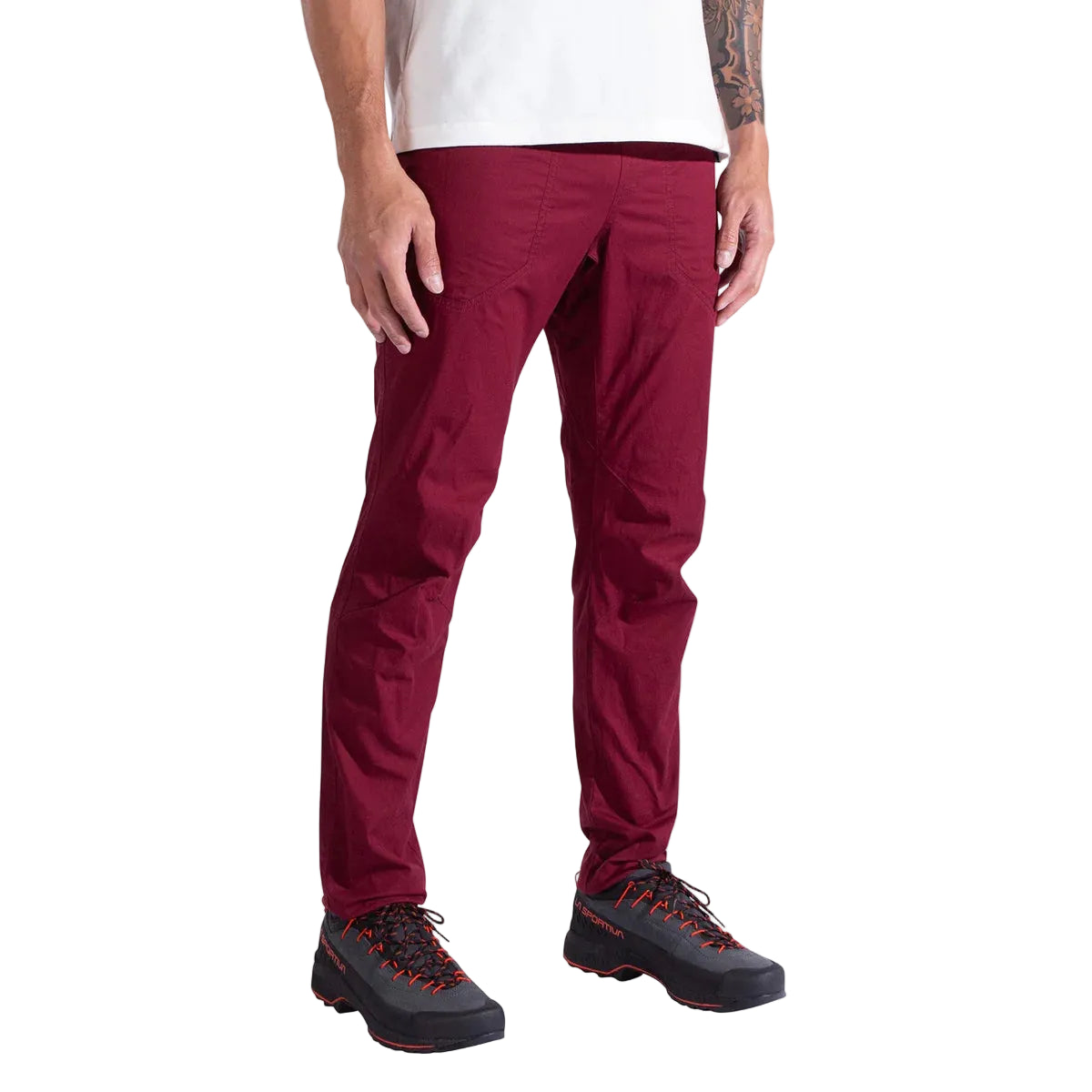 LA SPORTIVA MEN'S ROOTS PANTS REDWOOD/ MOUNTAIN RED