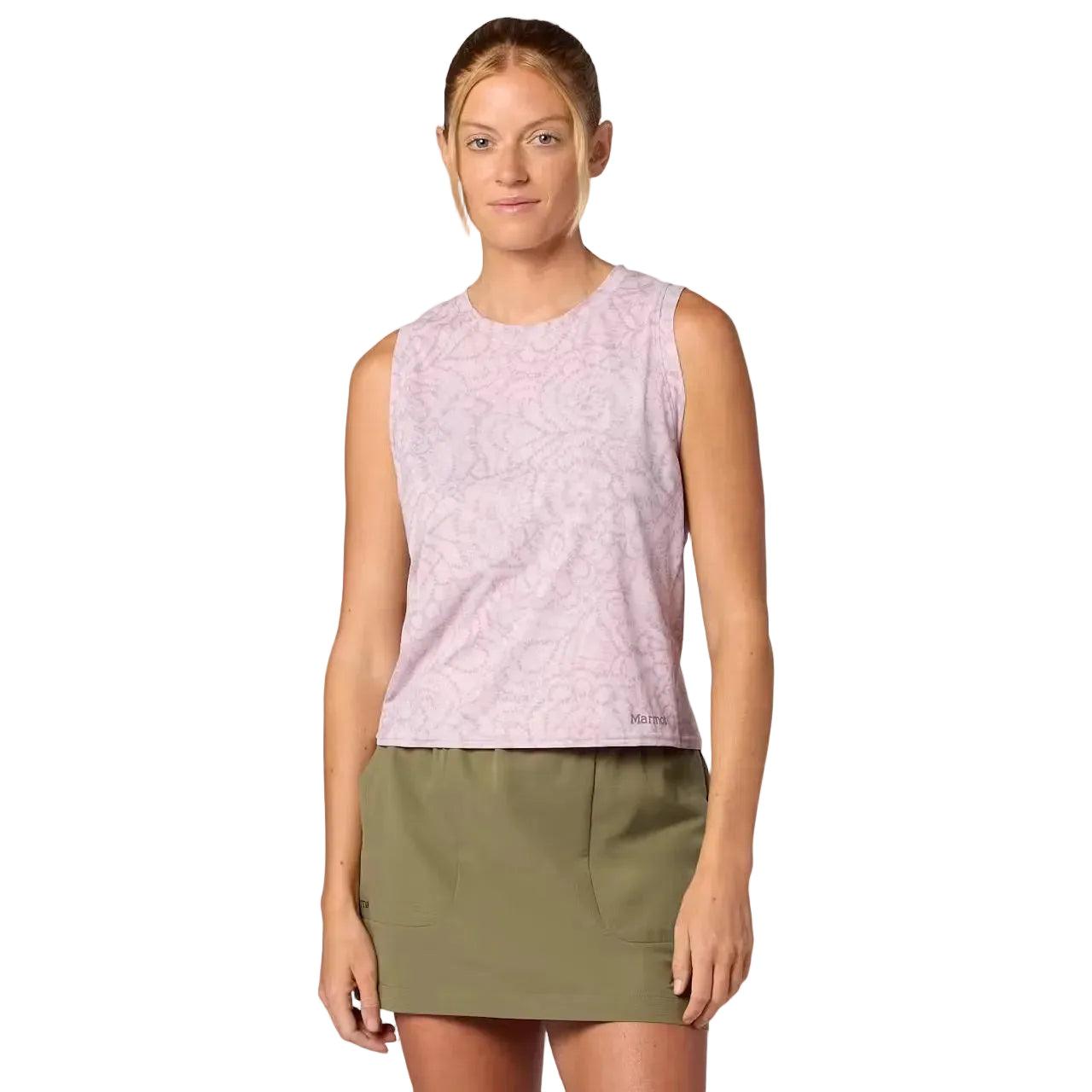 MARMOT Women's AirExchange UPF 50 High-Neck Tank Dust Twirl