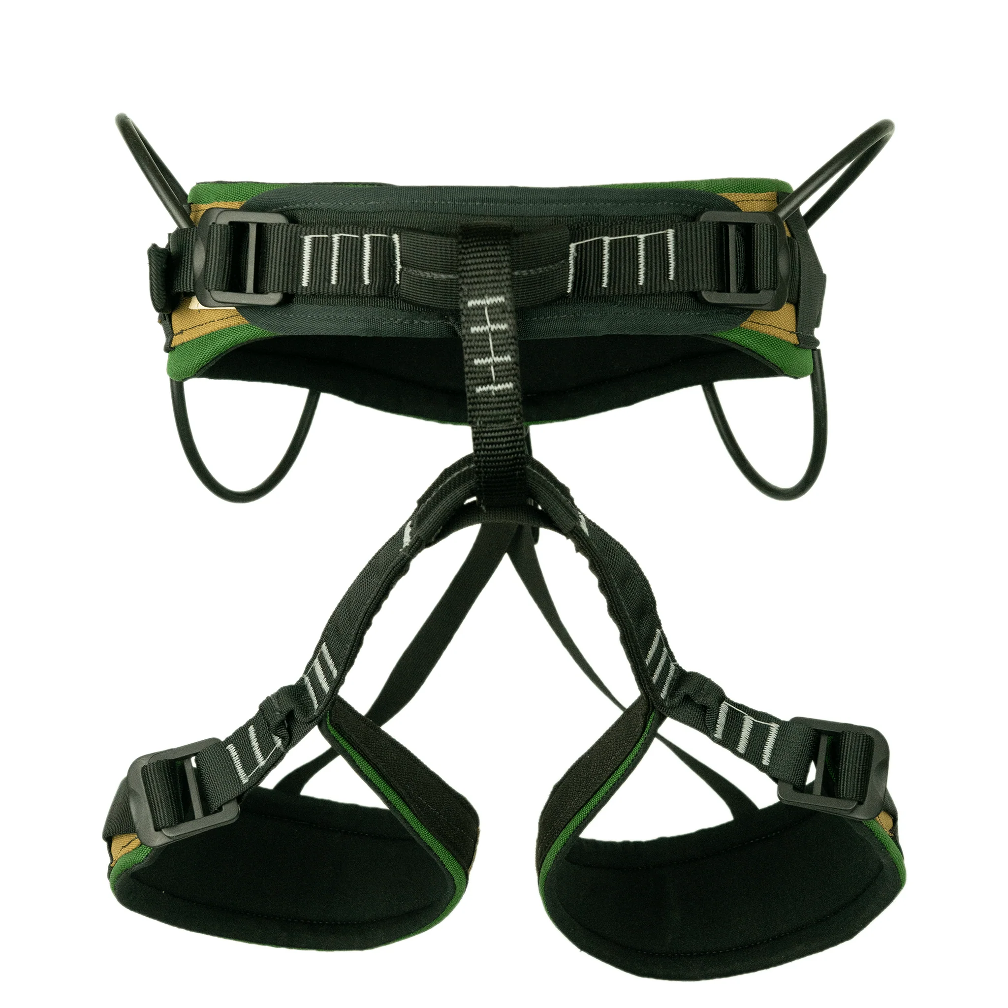 MISTY MOUNTAIN CADILLAC Quick Adjust Climbing Harness Green