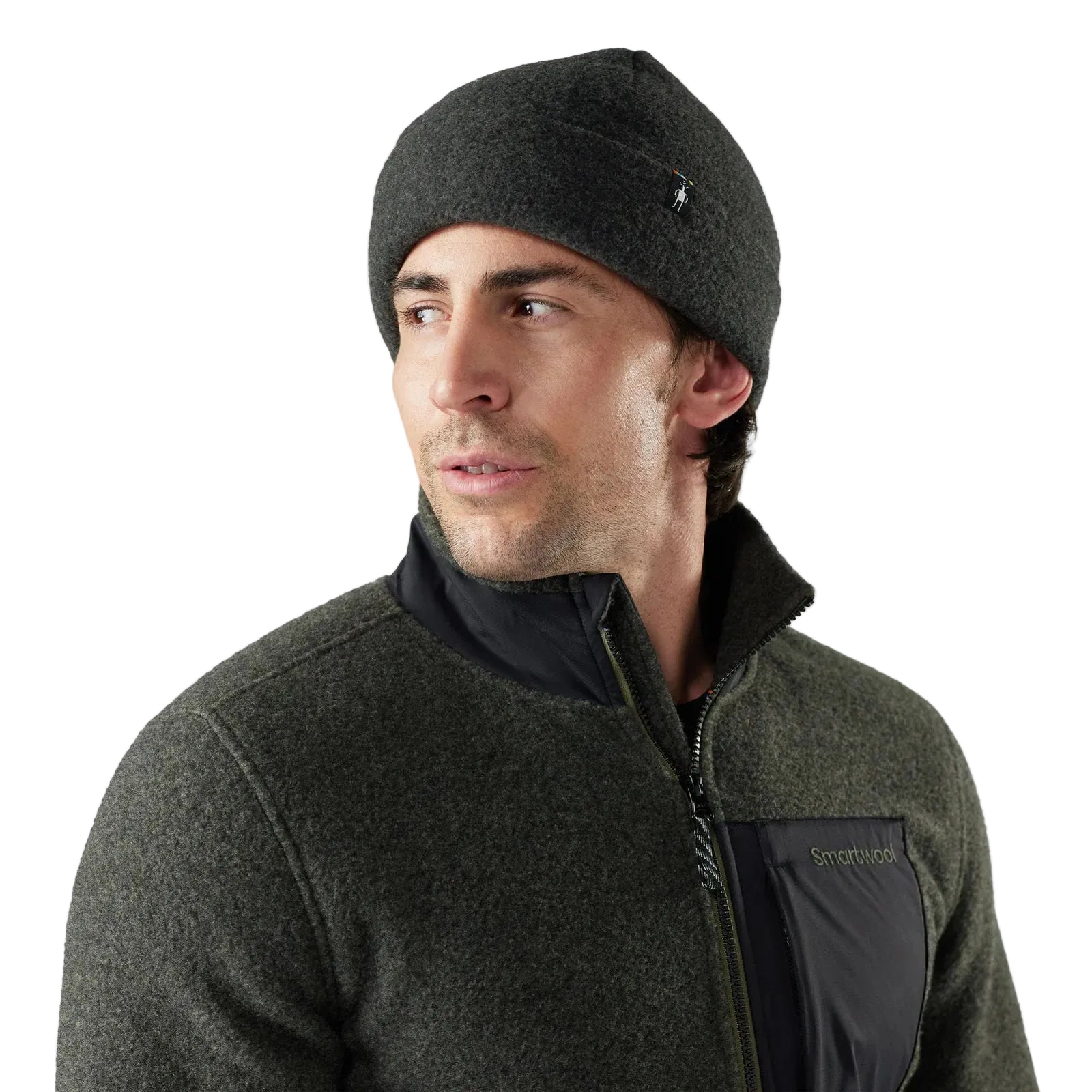 SMARTWOOL Second Cut Fleece Beanie Coal
