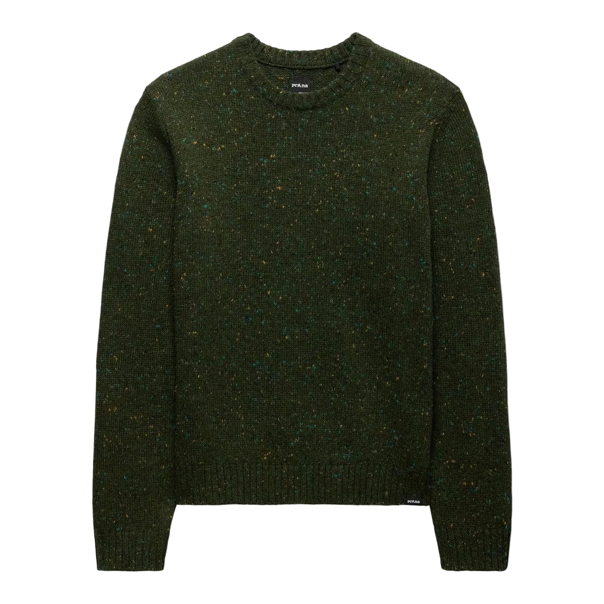 PRANA Men's Sweater Coupeville Crew Cargo Green